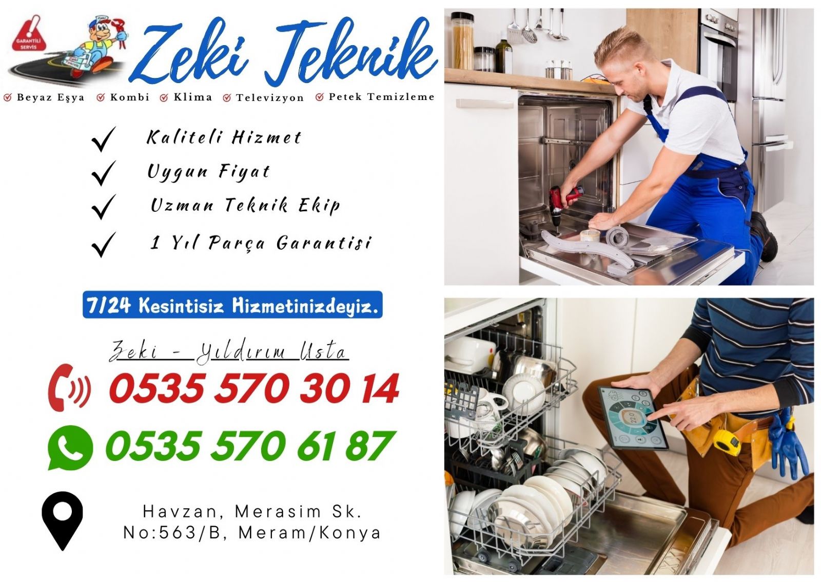Bosch Bulaşık Makinesi Servisi Meram